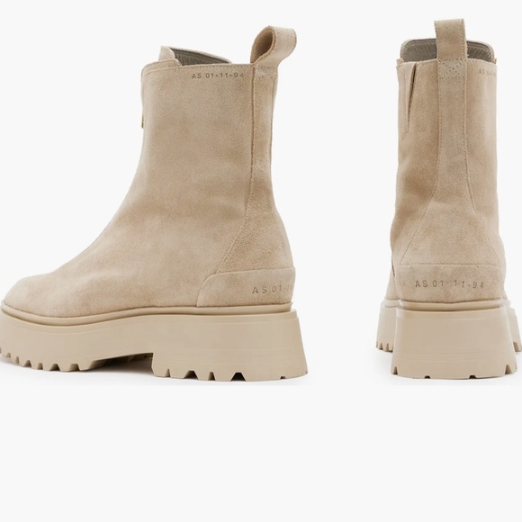 🌹ALL SAINTS🌹Ophelia Bootie In Beige Size: 40 - Picture 3 of 14